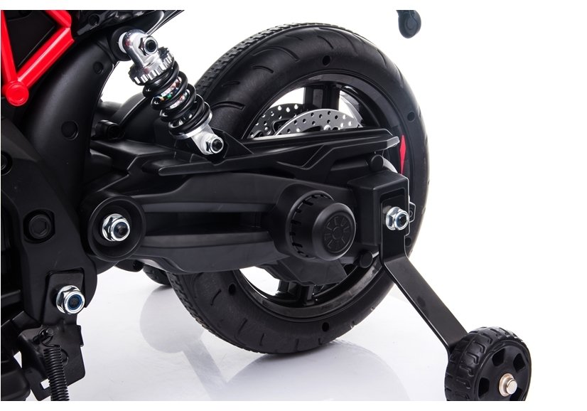 Elektromos motor Gio Aprilia Dorsoduro motor gumi kerékkel, slusszkulccsal, levehető oldalsó segéd kerekekkel - kép 4