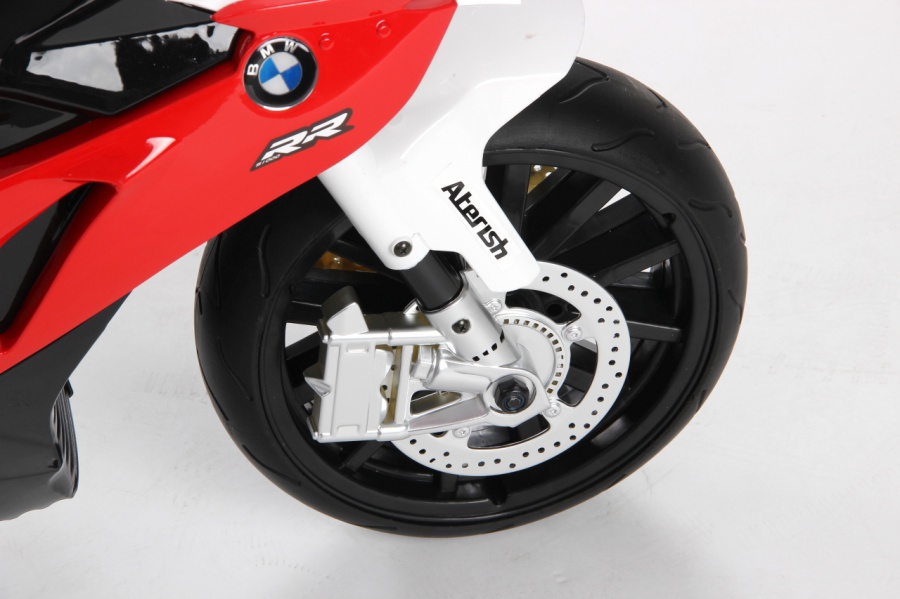 Elektromos motor Gio BMW S1000 RR modell gumi kerékkel, slusszkulccsal, levehető oldalsó segéd kerekekkel - kép 5