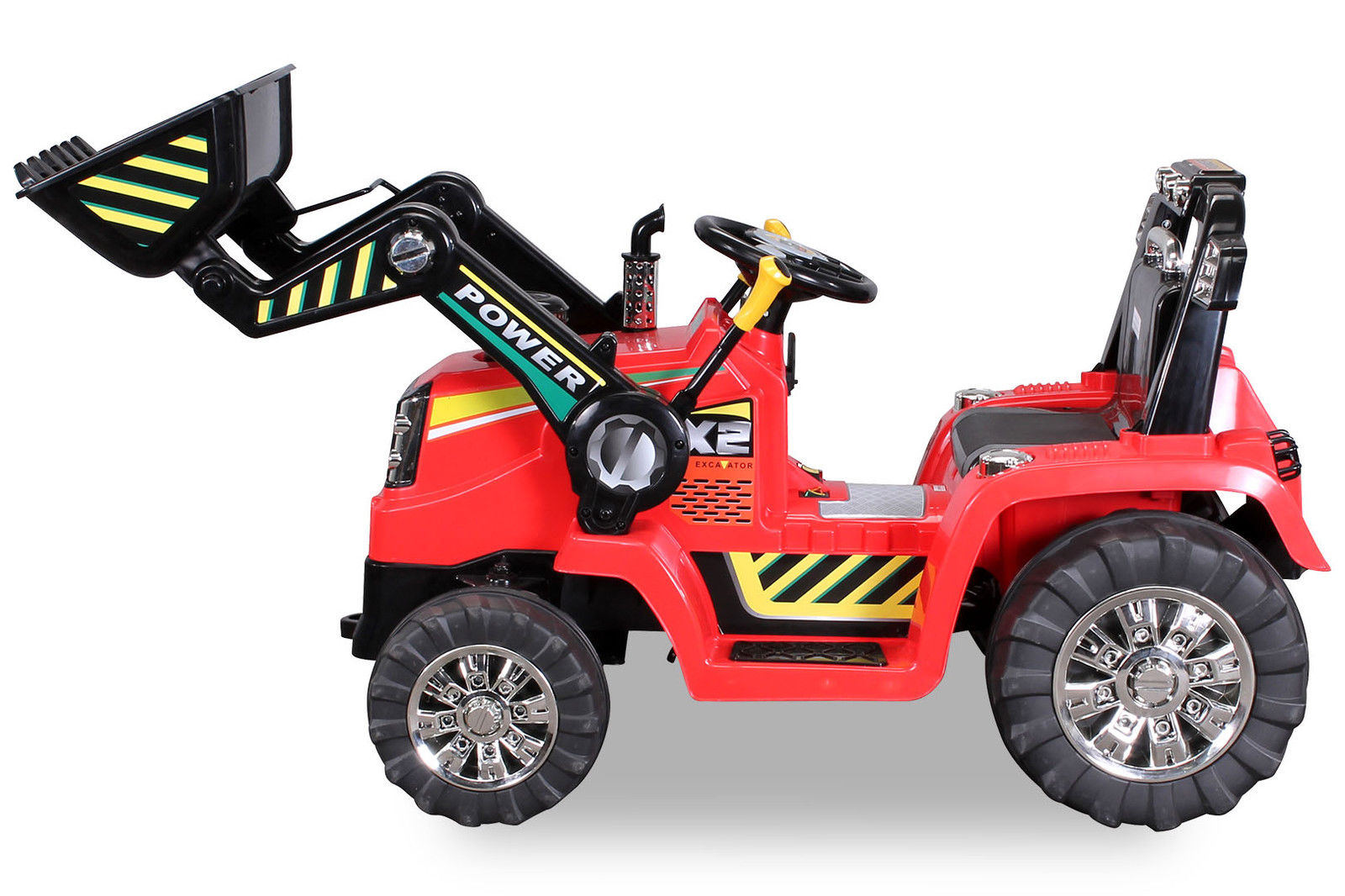 Elektromos traktor Gio Greenfield markoló lapáttal és 2.4 GHz távirányítóval 12 Volt - kép 3