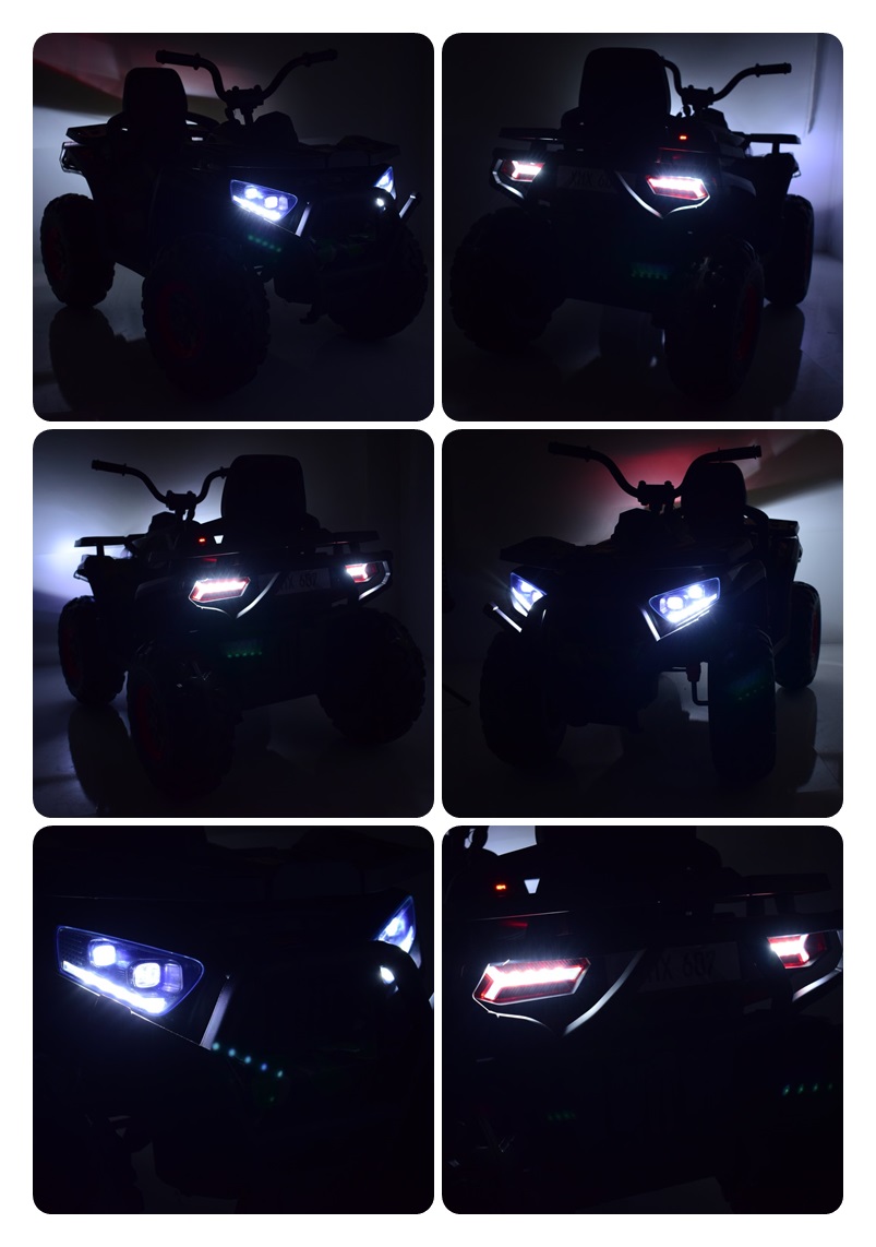 Elektromos quad Gio ATV Desert 4x4 gumi kerékkel, bőrüléssel, slusszkulccsal, összkerék-meghajtással, 2.4 GHZ távirányítóval - kép 8