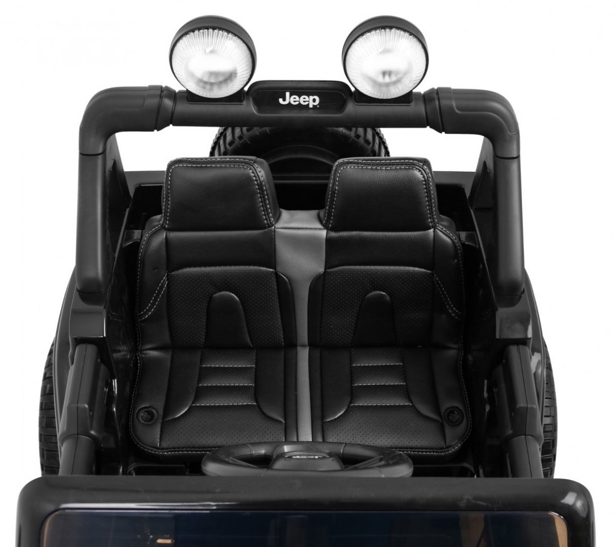 Elektromos kisautó Gio Jeep Wrangler Rubicon 4x4 terepjáró bőrülés, gumi kerék, indítókulcs, 12 Voltos akkumulátor, takaróponyva - kép 9