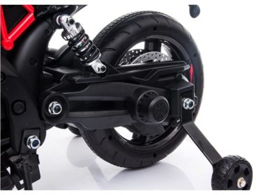 Elektromos motor Gio Aprilia TUONO motor gumi kerékkel, slusszkulccsal, levehető oldalsó segéd kerekekkel - kép 5