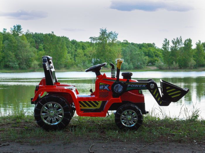 Elektromos traktor Gio Greenfield markoló lapáttal és 2.4 GHz távirányítóval 12 Volt - kép 5